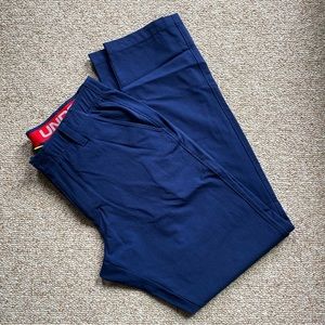 Men’s UnderArmour UA Golf Performance Pants Navy Blue Size 34x34